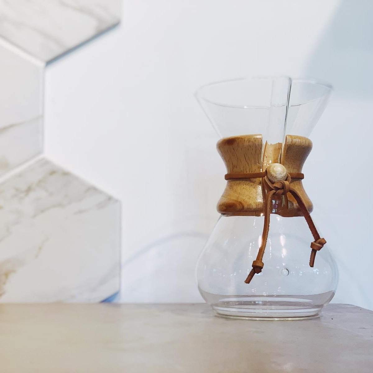 Chemex 6-cup coffee brewer