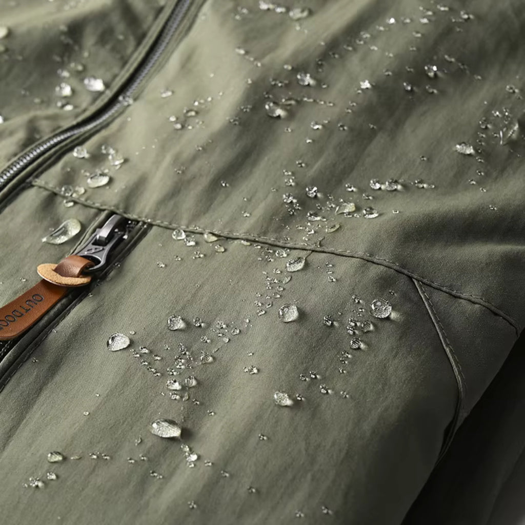 Men's Hooded Waterproof Windbreaker Jacket