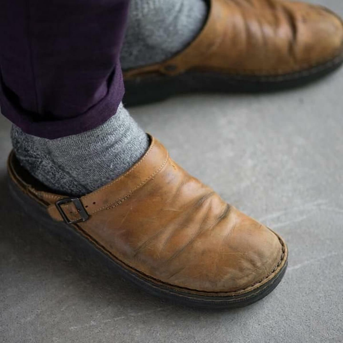 Men's Slip On Arch Support Mules