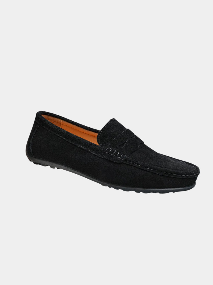 Men's Slip On Suede Penny Loafers