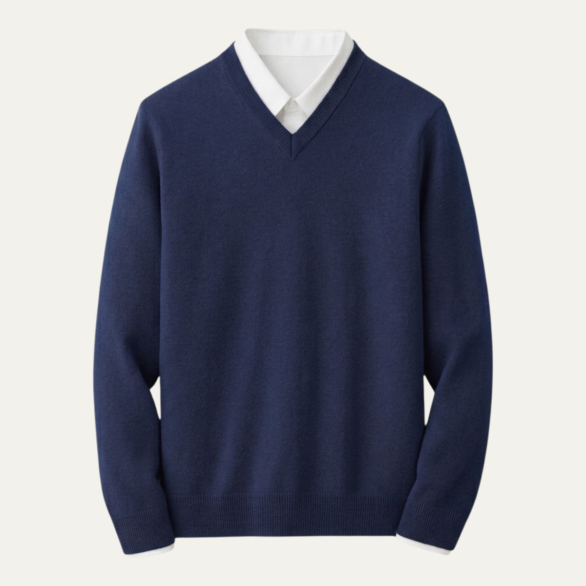 Men's V Neck Cashmere Jumper