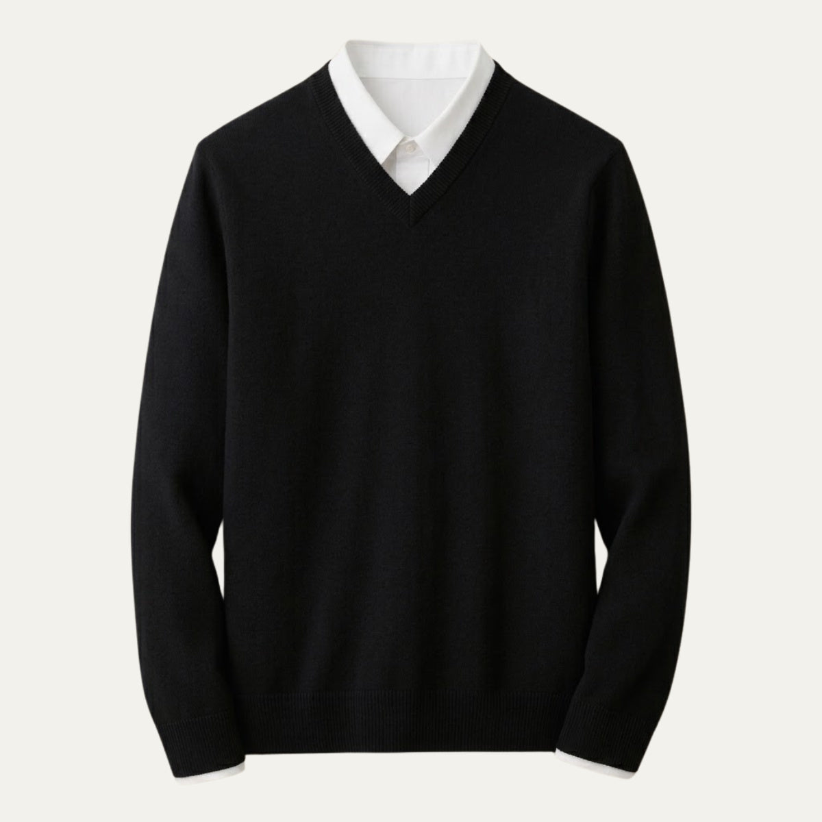 Men's V Neck Cashmere Jumper