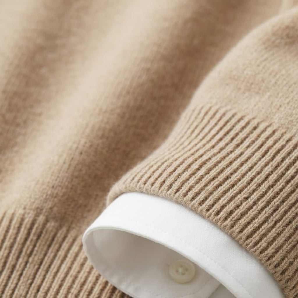 Men's V Neck Cashmere Jumper