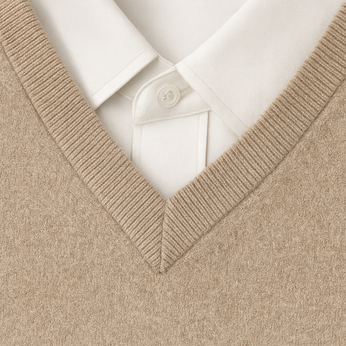Men's V Neck Cashmere Jumper