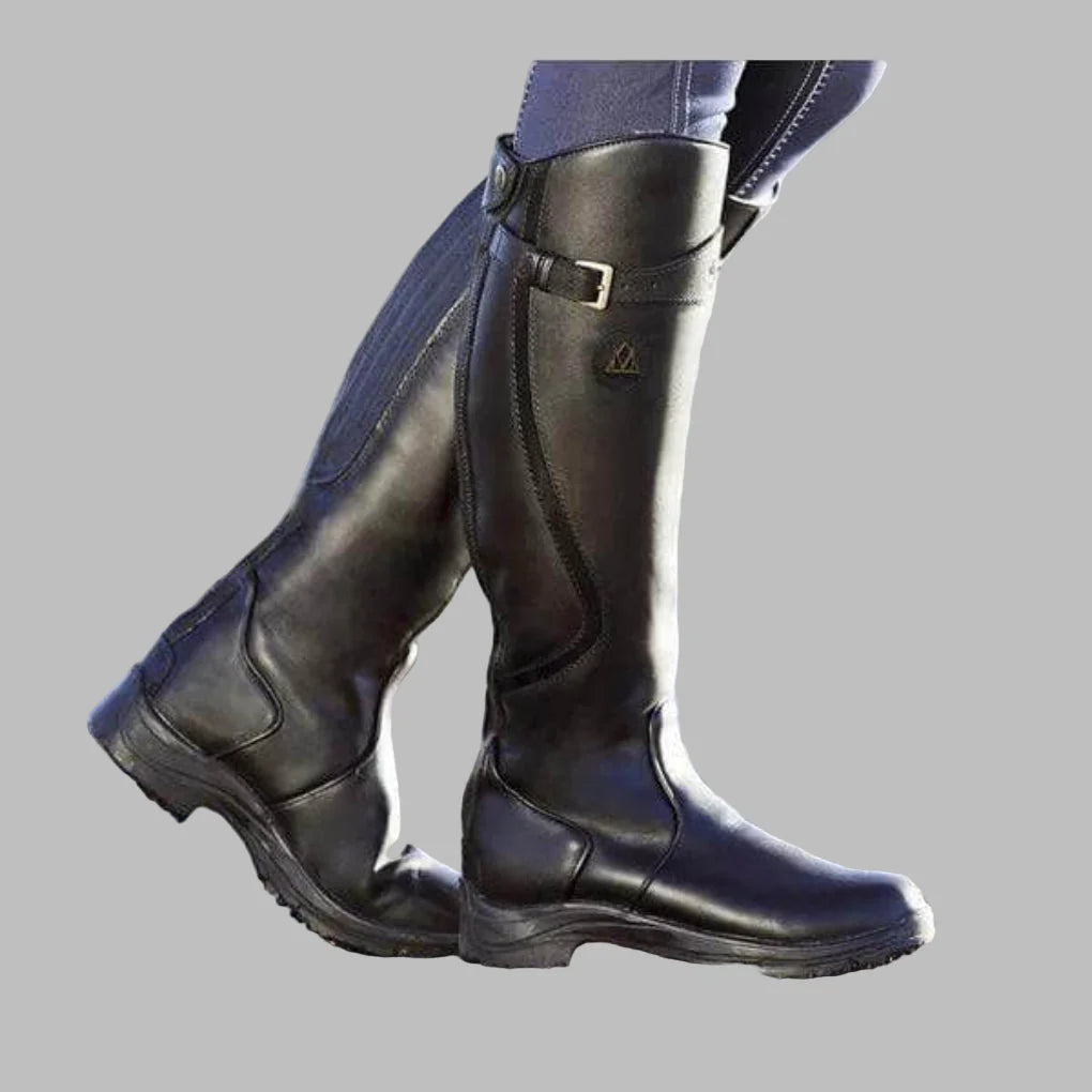 Women's Buckle Orthopaedic Leather Boots