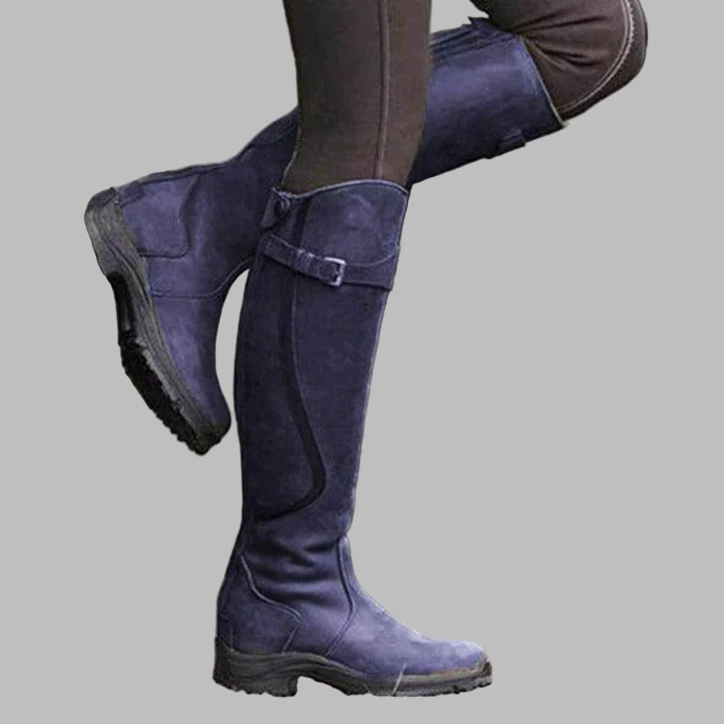 Women's Buckle Orthopaedic Leather Boots