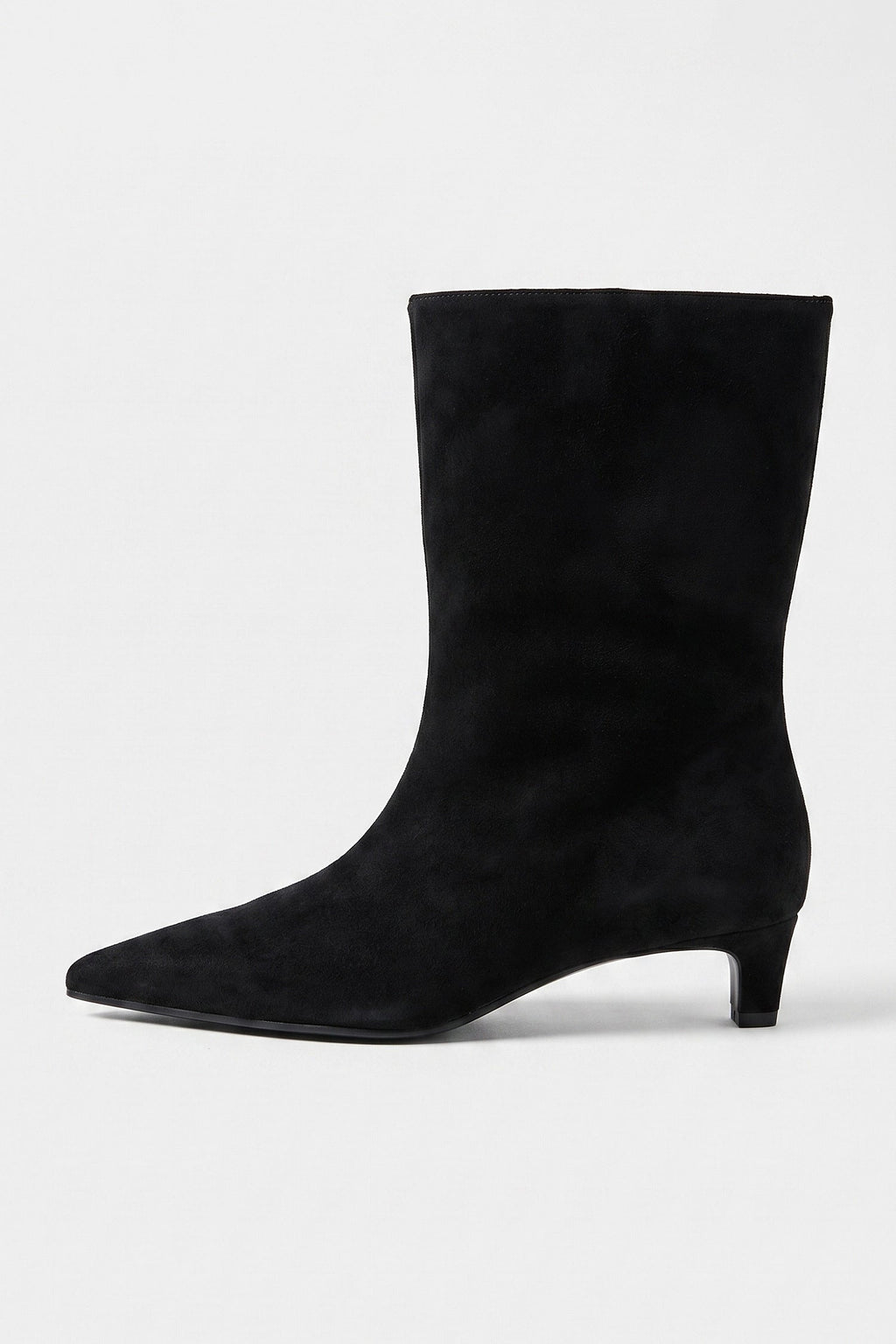 Women's Faux Suede Pointed Toe Ankle Boots