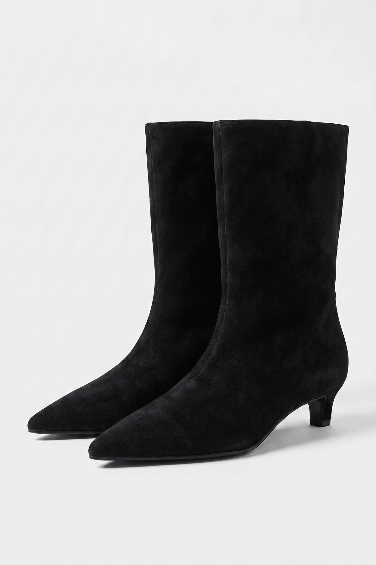 Women's Faux Suede Pointed Toe Ankle Boots