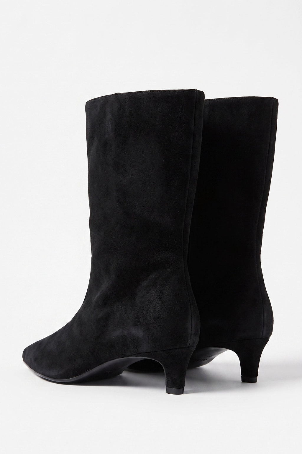 Women's Faux Suede Pointed Toe Ankle Boots