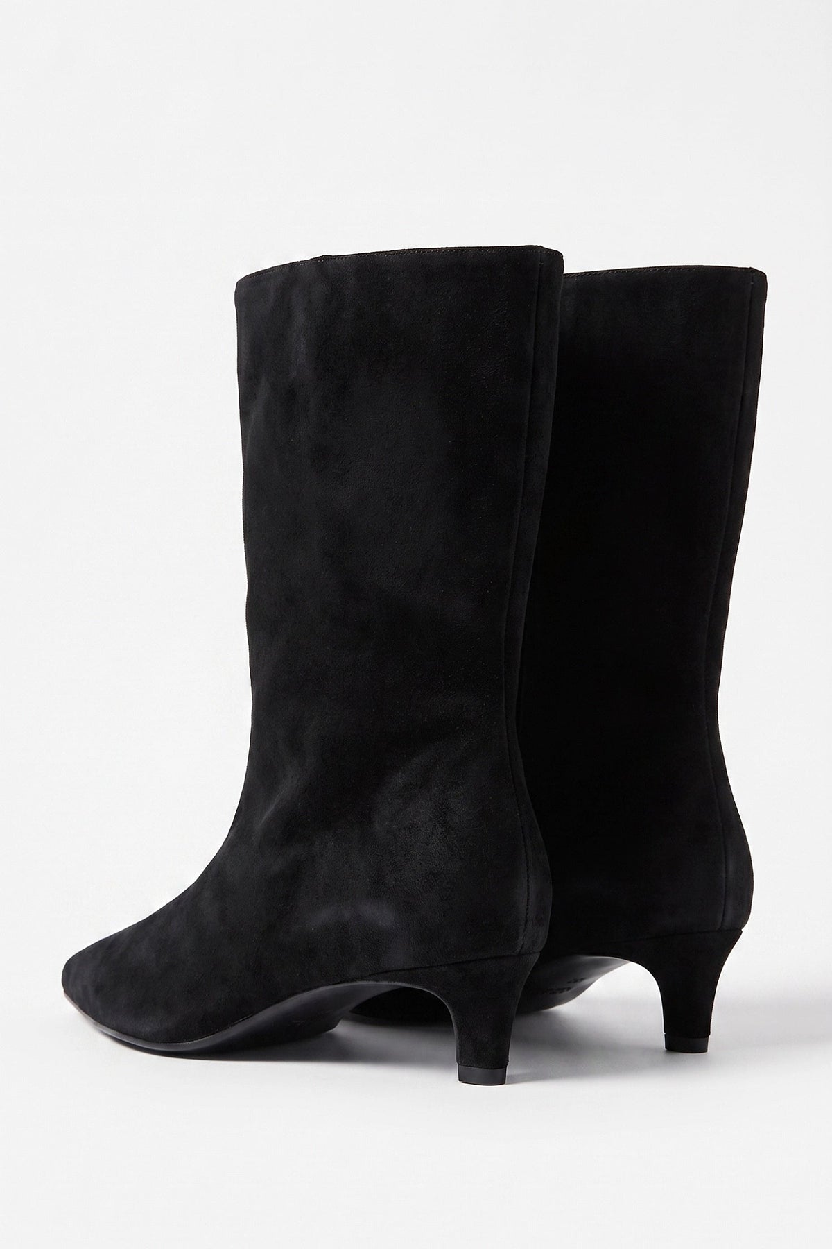 Women's Faux Suede Pointed Toe Ankle Boots