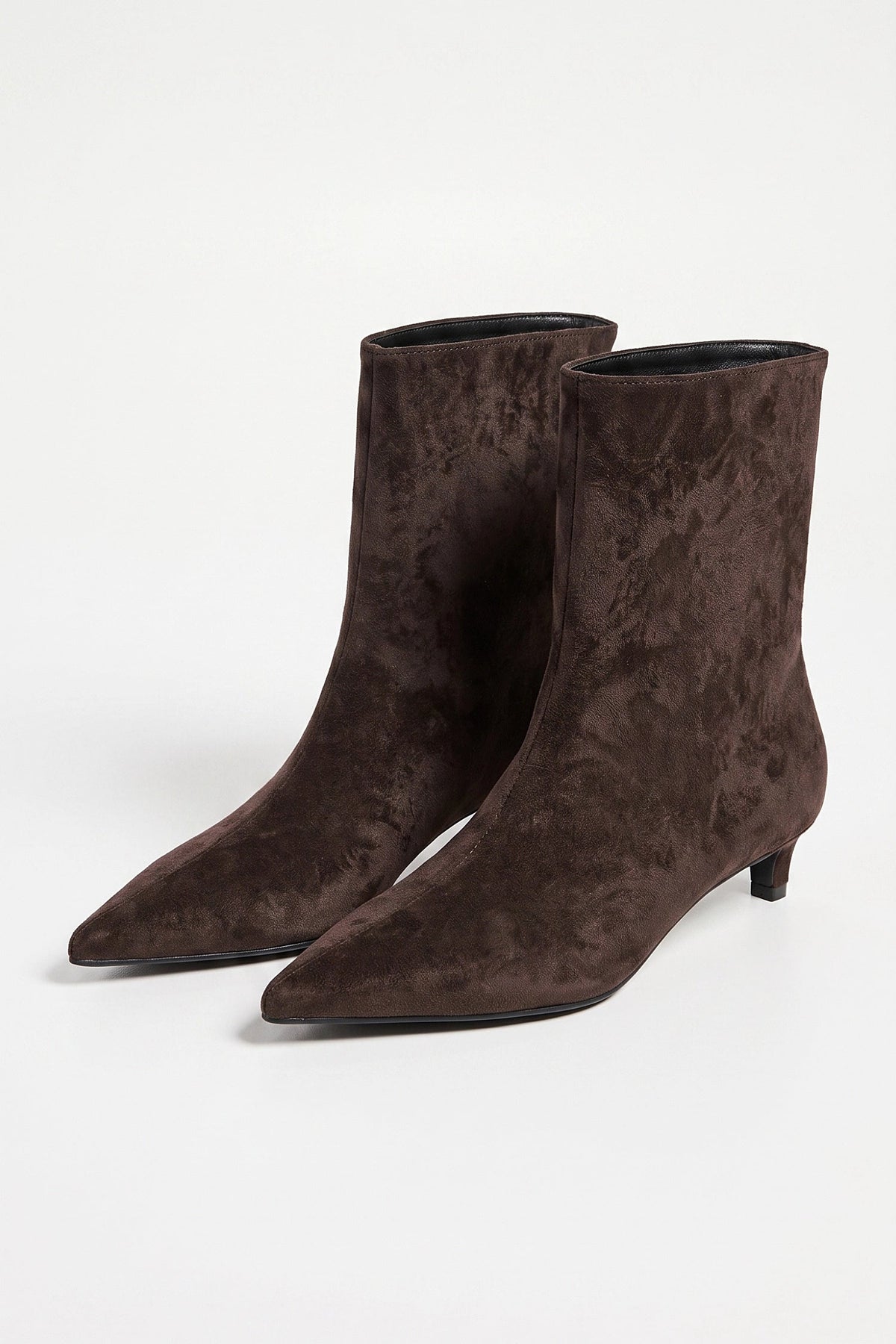 Women's Faux Suede Pointed Toe Ankle Boots