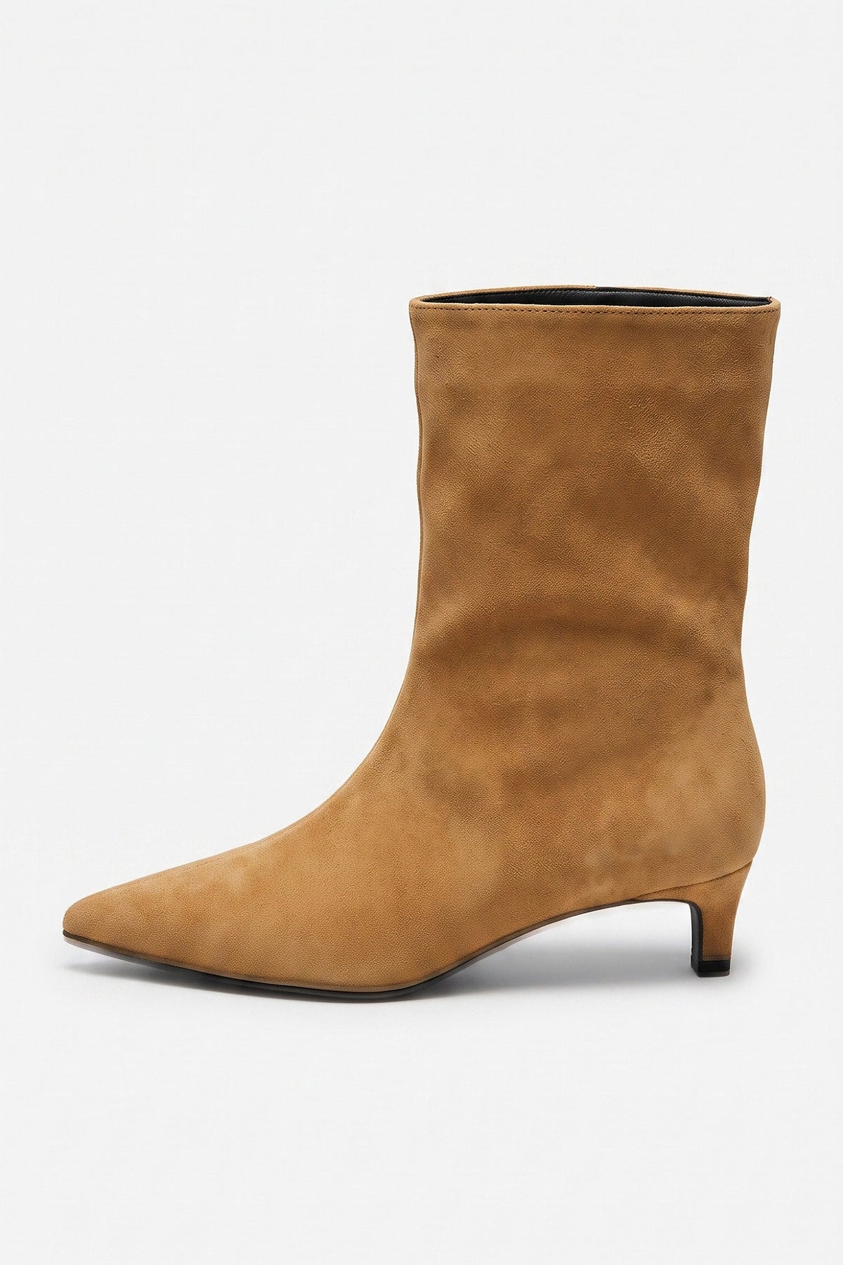 Women's Faux Suede Pointed Toe Ankle Boots