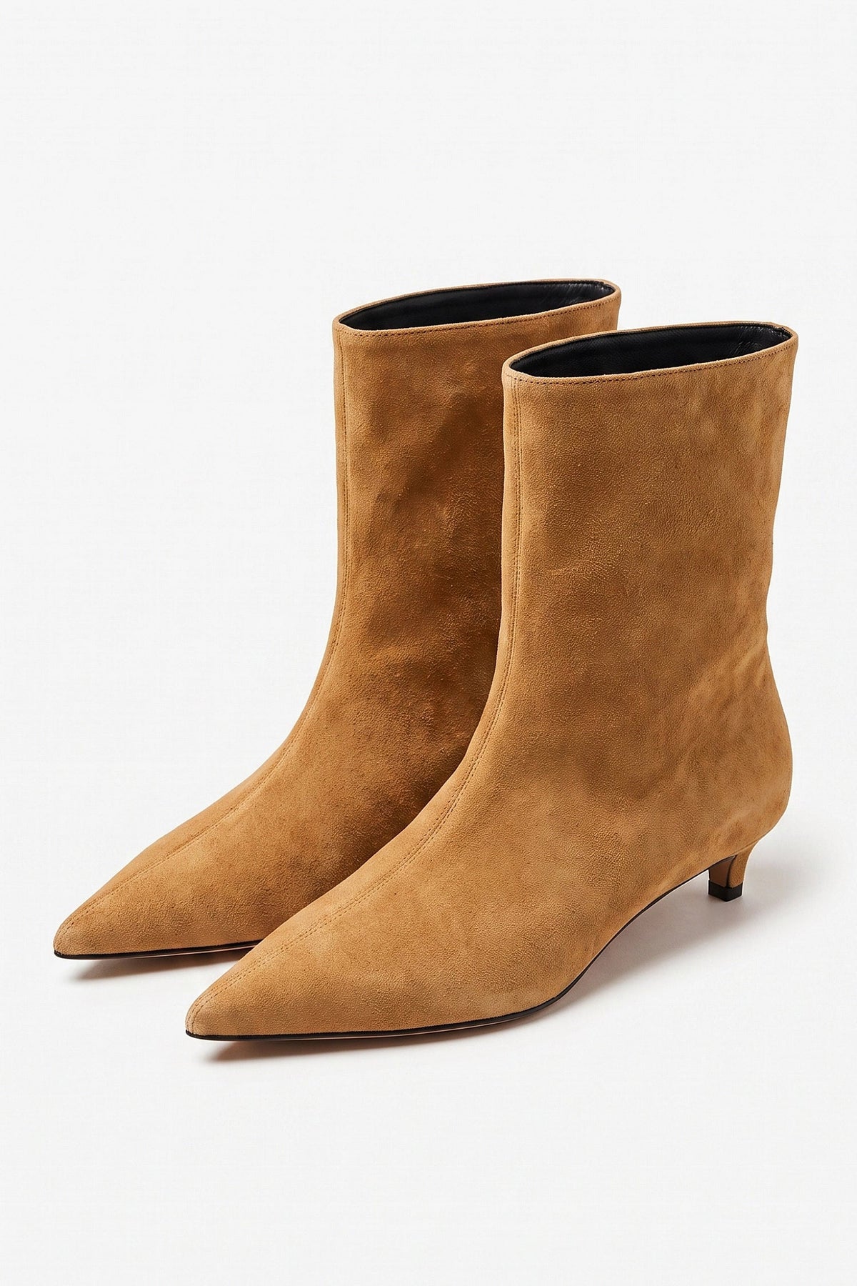 Women's Faux Suede Pointed Toe Ankle Boots