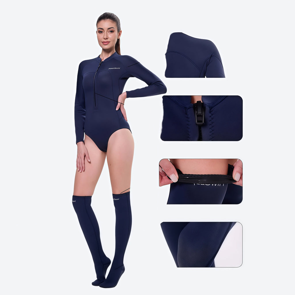 Women's Fitted Long Sleeve Wetsuit