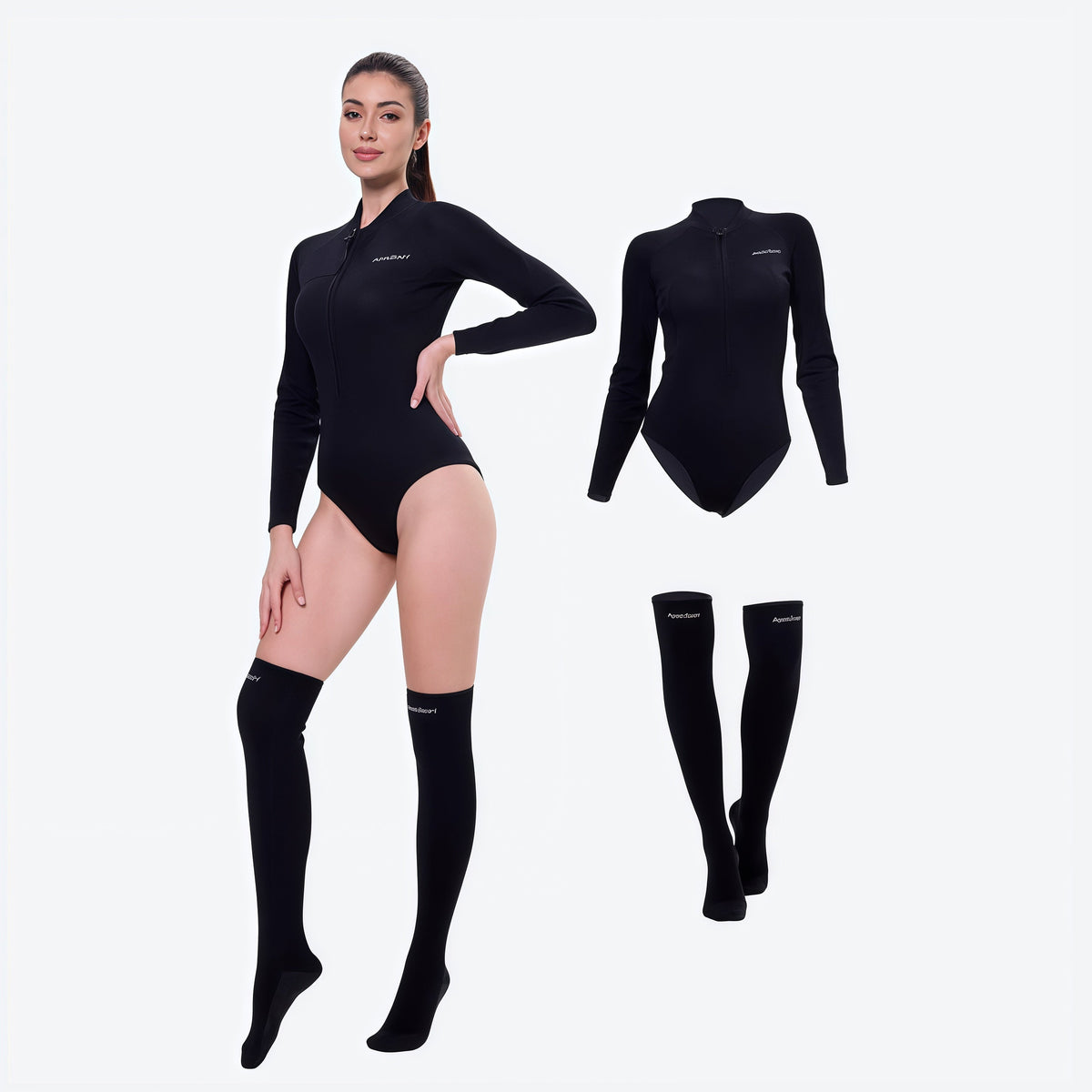 Women's Fitted Long Sleeve Wetsuit