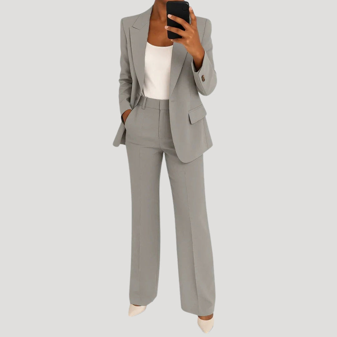 Women's High Waisted Long Sleeve Co Ord Set