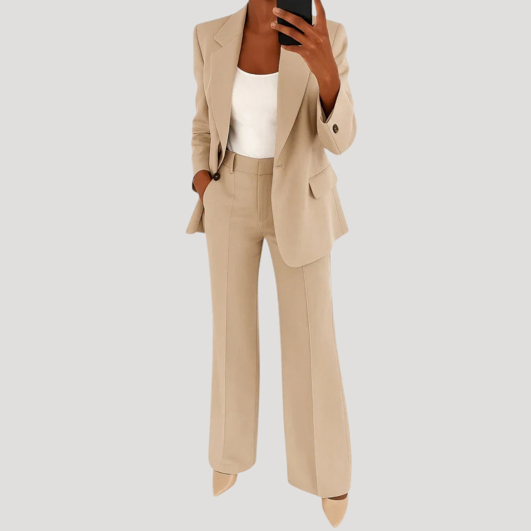 Women's High Waisted Long Sleeve Co Ord Set
