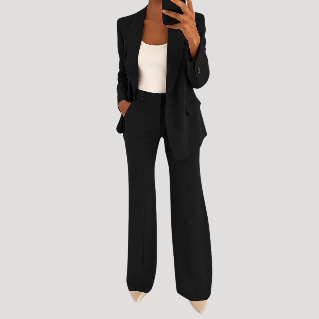 Women's High Waisted Long Sleeve Co Ord Set