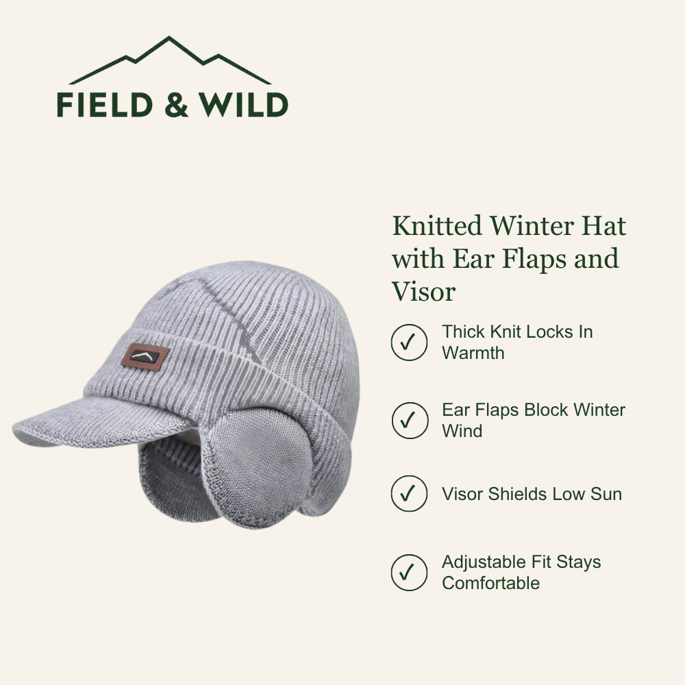 Women's Ribbed Knitted Winter Hat