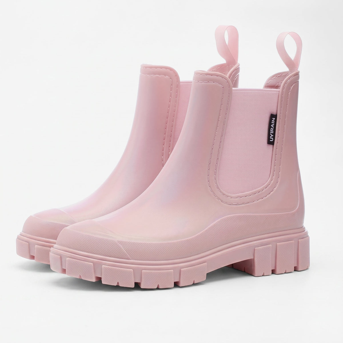 Women's Waterproof Chunky Sole Chelsea Boots