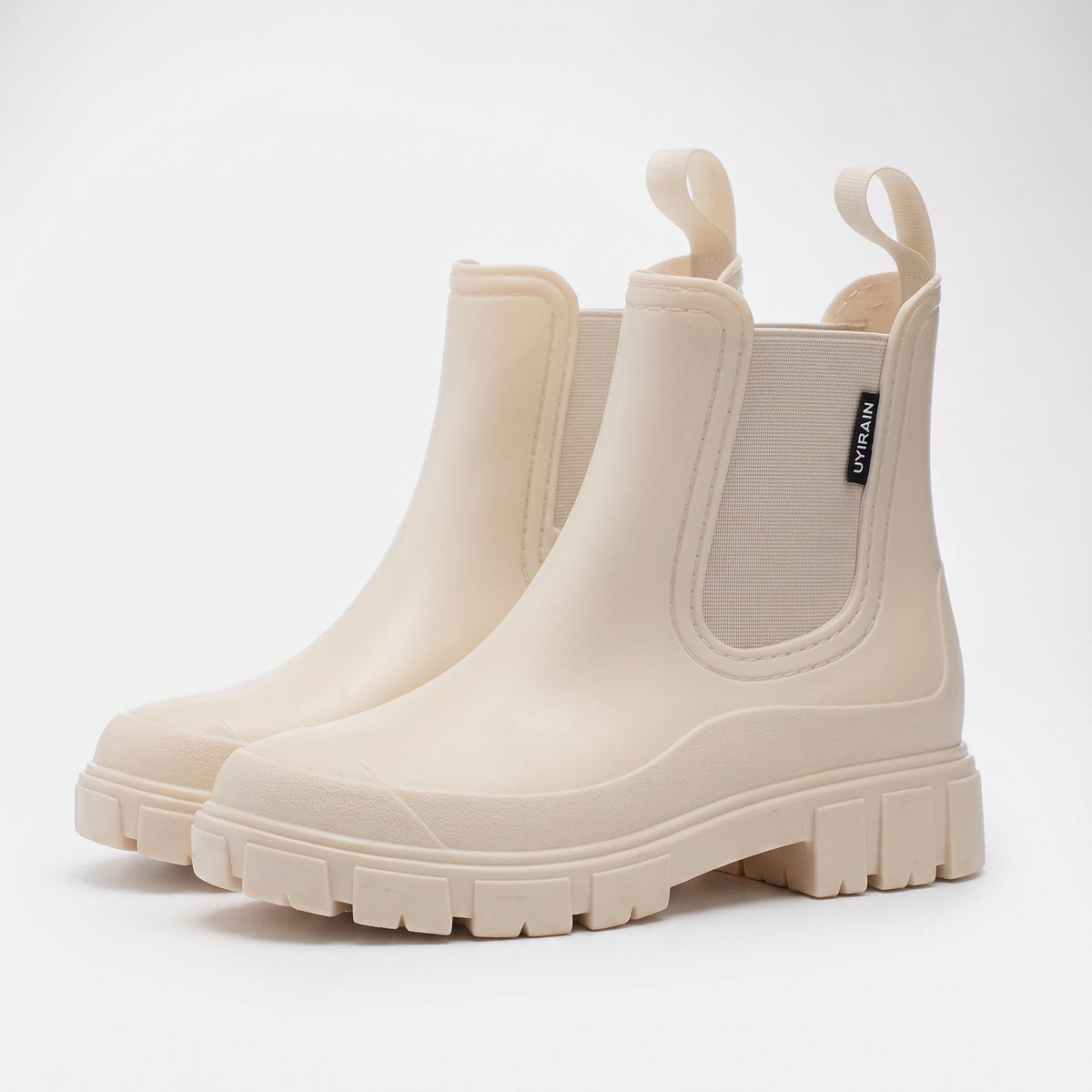 Women's Waterproof Chunky Sole Chelsea Boots