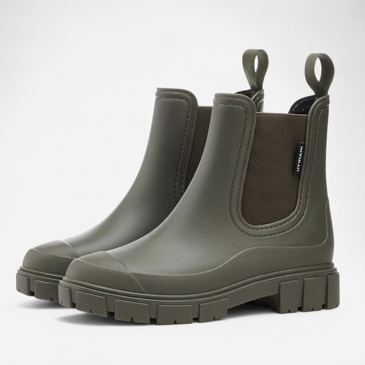 Women's Waterproof Chunky Sole Chelsea Boots