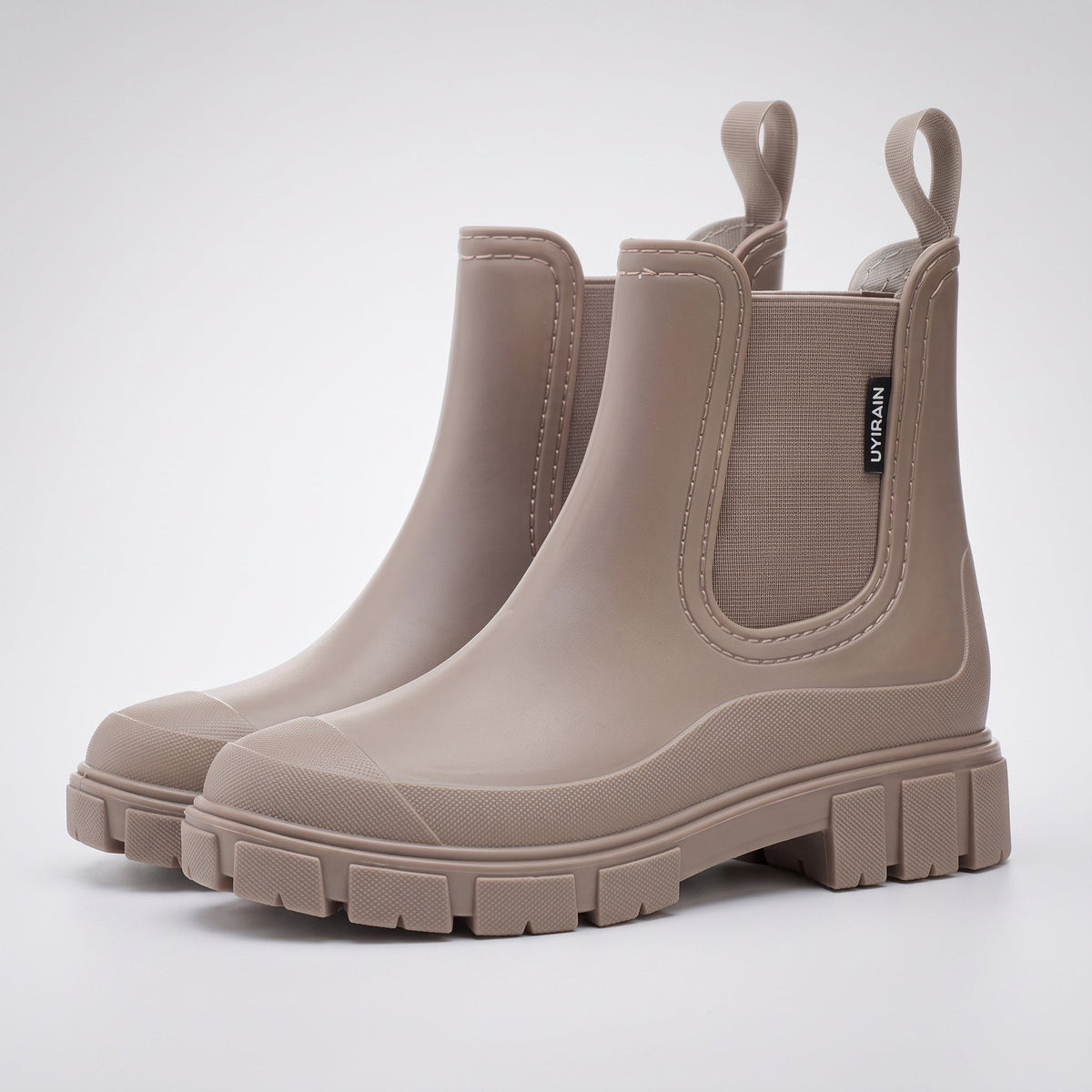 Women's Waterproof Chunky Sole Chelsea Boots