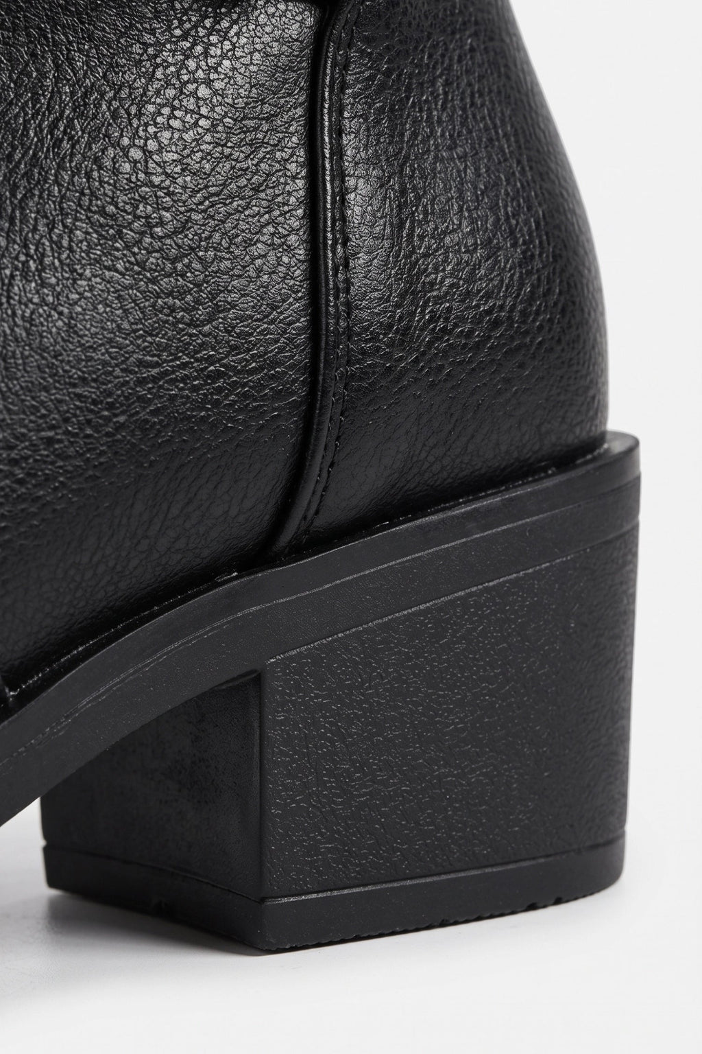 Women's Zip-Up Faux Leather Knee High Boots
