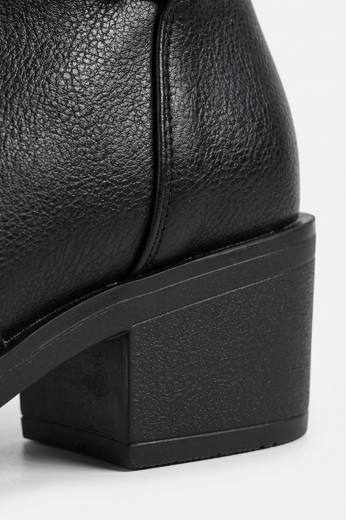 Women's Zip-Up Faux Leather Knee High Boots
