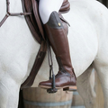 Women's Zip-Up Faux Leather Riding Boots
