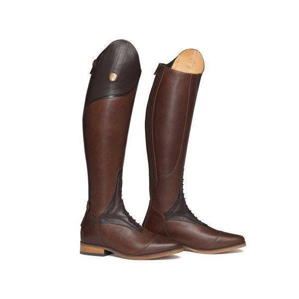 Women's Zip-Up Faux Leather Riding Boots