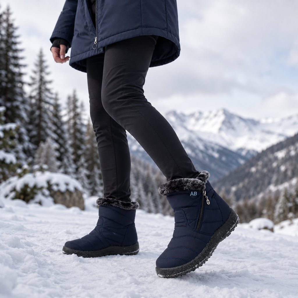Women's Zip-Up Waterproof Ankle Boots