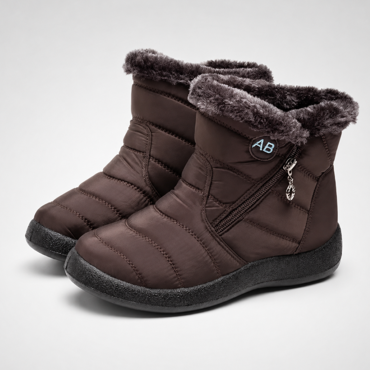 Women's Zip-Up Waterproof Ankle Boots