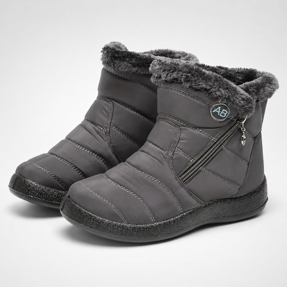 Women's Zip-Up Waterproof Ankle Boots