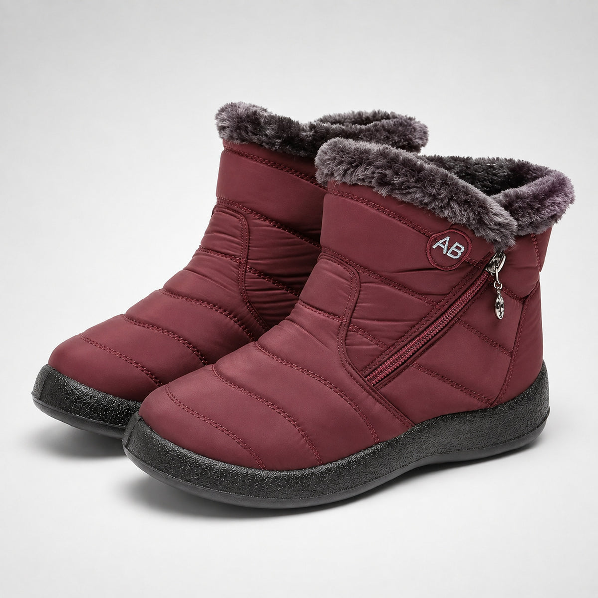 Women's Zip-Up Waterproof Ankle Boots