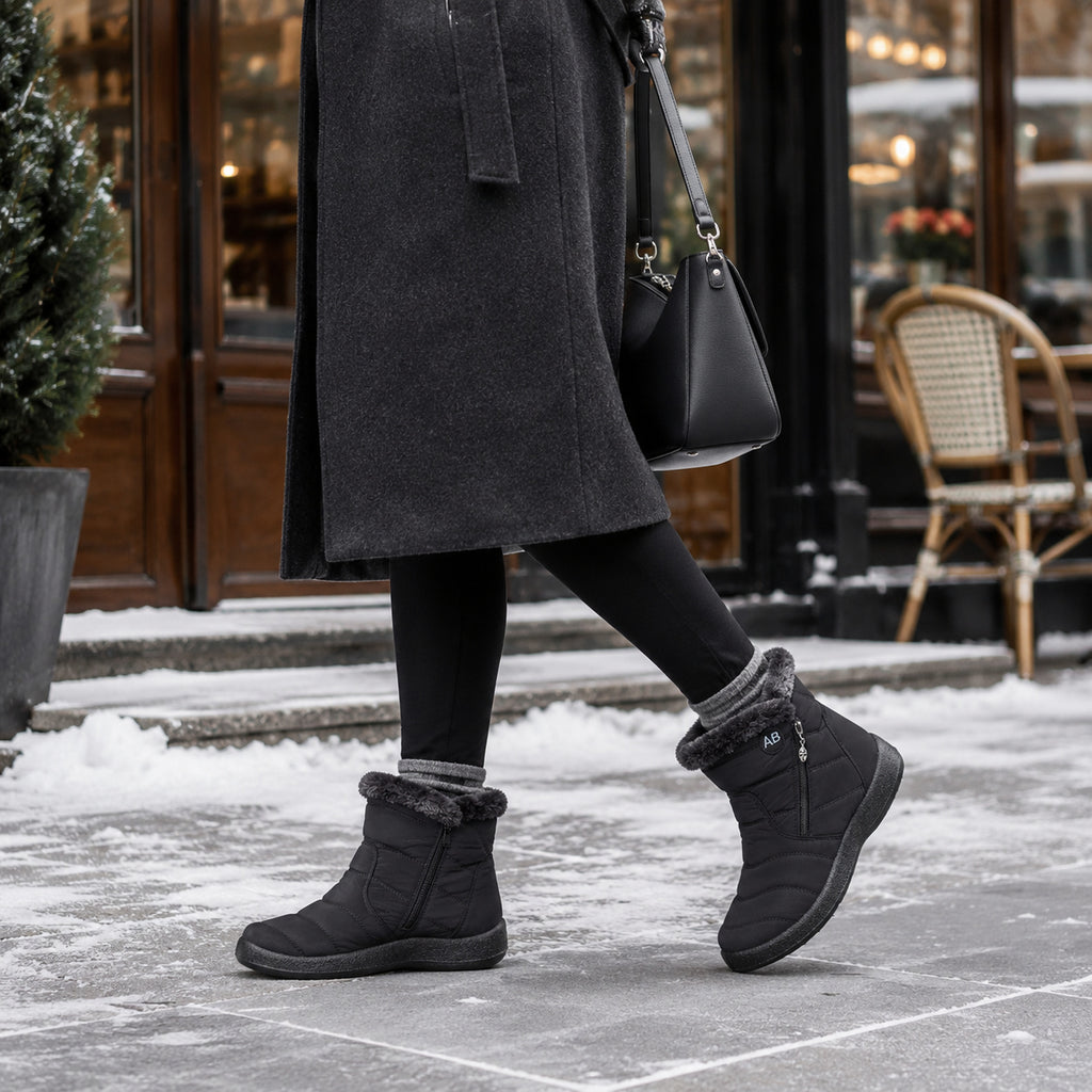 Women's Zip-Up Waterproof Ankle Boots