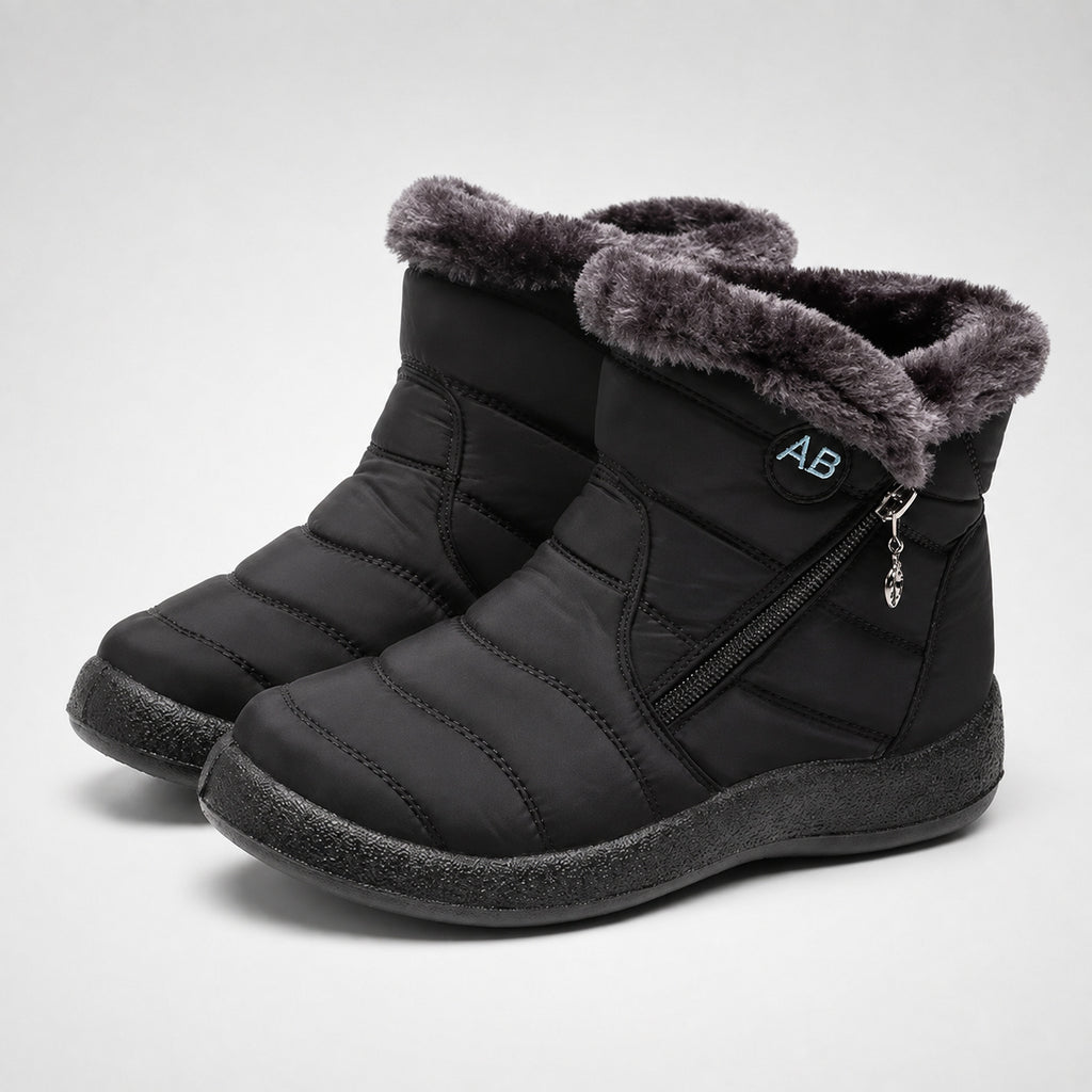 Women's Zip-Up Waterproof Ankle Boots