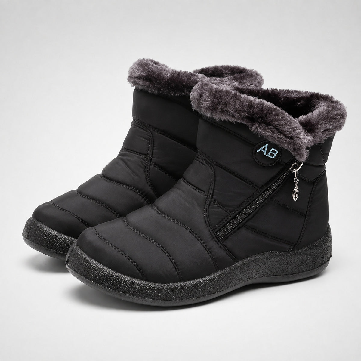 Women's Zip-Up Waterproof Ankle Boots