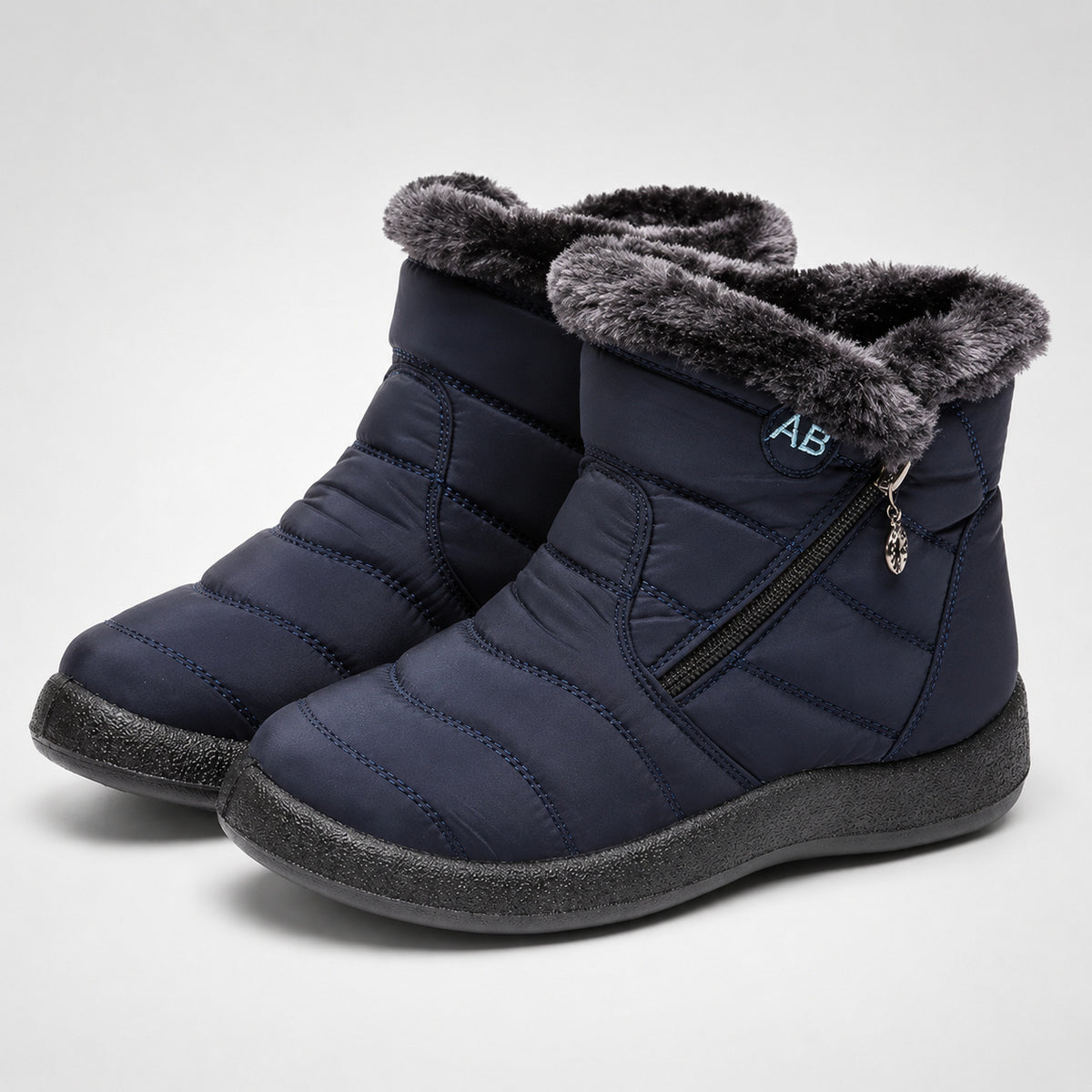 Women's Zip-Up Waterproof Ankle Boots